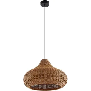 LUCANDE Außenleuchte Holz 30,0 cm 1 x E27 beige