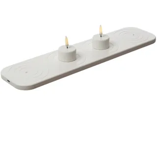 uYuni LED Mini Teelichter 2 St. weiß