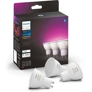 Philips Hue White & Color Ambiance GU10 Dreierpack 3x350lm