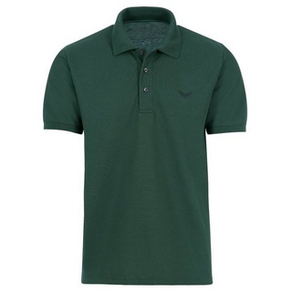 Trigema Poloshirt TRIGEMA Poloshirt in Piqué-Qualität (1-tlg) grün M