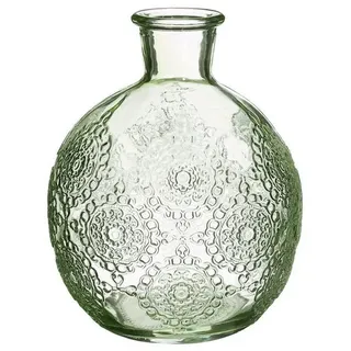NaDeco Dekovase Kugelvase Bologna Größe h.12 Ø9.5 cm, in Hellgrün Kugelflasche grün