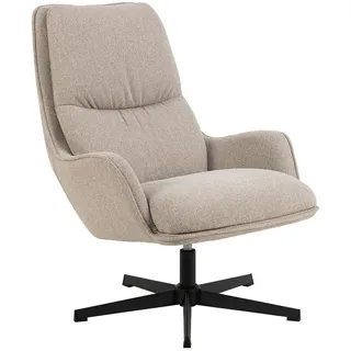 VCM Relaxsessel Bosley Polyester 72 x 93 x 84 cm Beige mit Drehfunktion