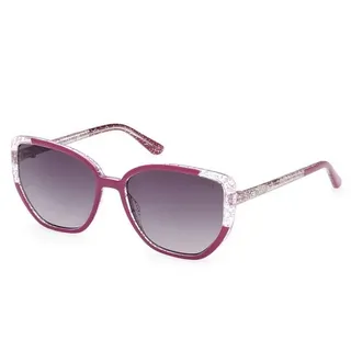 GUESS JEANS Sonnenbrille Eckig Rauchglas Details, Größe UNI