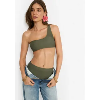 LSCN by LASCANA Bustier-Bikini-Top Gina, in One-Shoulder-Optik grün 38