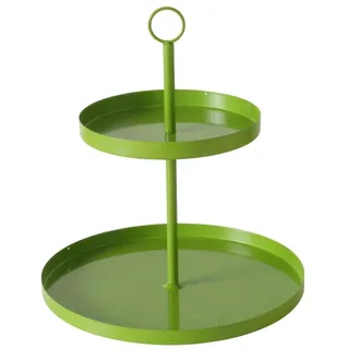 Boltze Etagere Samina aus Metall, in grün Ø Gr.: onesize
