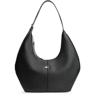 Tommy Hilfiger Slouchy City Hobo Schultertasche Kunstleder Black