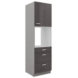 Küchen-Preisbombe Hochschrank 60 cm Grau
