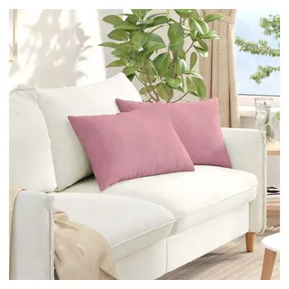 vidaXL Sofakissen 60 x 40 cm Rosa
