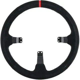 Asetek SimSports Lenkradkranz, gewölbt, 340 mm - schwarz, wildleder (PC), Schwarz