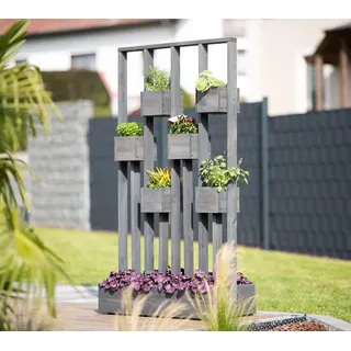 Westmann Pflanzenwand Ulla 90 x 45 x 170 cm Dunkelgrau