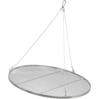 BBQ-Toro Edelstahl Grillrost Rund | Ø 80 cm | Grillgitter mit Seilaufhängung, Hängerost für Schwenkgrill | Hängegrill Rost für Dreibein, BBQ Grillrost | Outdoor Rost, Gitterrost, Grillzubehör