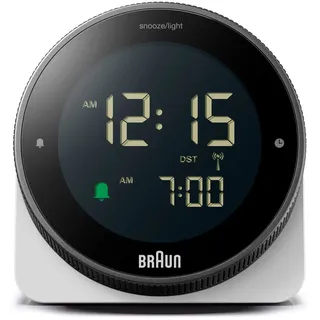 Braun BC24W-DCF Unisex  Funkwecker schwarz