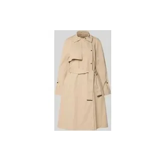 Trenchcoat mit Ziersteinbesatz, Sand, 38