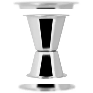 METRO Professional Jigger, Cocktail Messbecher, Edelstahl, 30 / 50 cl, silber
