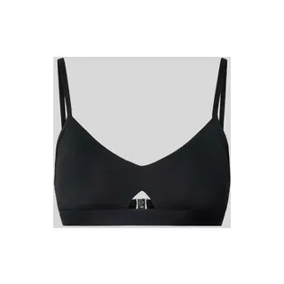 Bikini-Oberteil mit verstellbaren Trägern, Black, 40