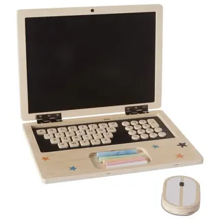 Vertbaudet Holz-Laptop Schwarz TU