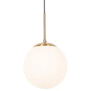 QAZQA Flore 1-flg. E27 30 cm kugelförmig/Gold