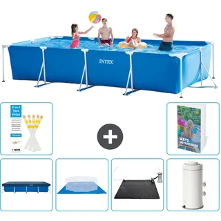 Rechteckiger Frame Pool - 450x220x84 Cm - 7-teilig  S92