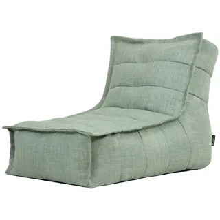 I.C.O.N. icon Sitzsack Outdoor Liege „Dolce", 75x75x96cm, Made in Germany, UV-beständig, wetterfest grün