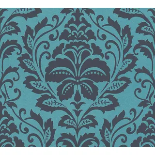 A.S. Creations Barocktapete Vliestapete 64 cm x 10 m 369105 Blau/Grau