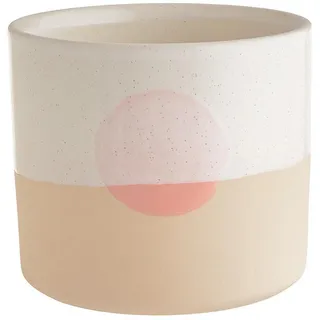 Butlers Blumentopf, Beige, Orange, Keramik, 10 cm, Dekoration, Blumen & Zubehör, Übertöpfe