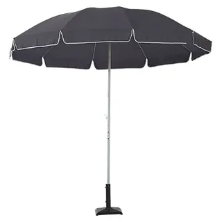 Sunfun Balkonschirm rund Provence II  (Anthrazit, Durchmesser Bespannung: 250 cm)