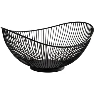 APS Obstschale SVART schwarz 25,5 x 29,5 cm, 1 St.