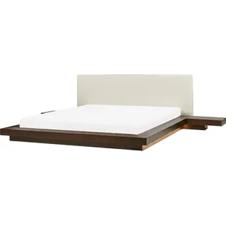 Beliani Zen 180 x 200 cm Dunkelbraun