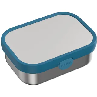 Mepal Campus Edelstahl-Brotdose mit Gabel - Cool blue