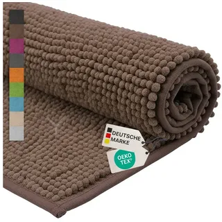 nyvi NYVISpa Chenille Taupe 45 x 50 cm und 50 x 80 cm
