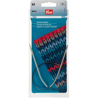 Prym Rundstricknadel 40 cm 3 mm grau 1 St.