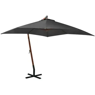 vidaXL Ampelschirm 300 x 300 cm anthrazit