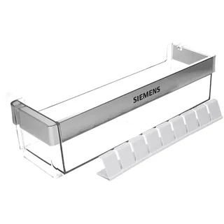 LUTH Premium Profi Parts Flaschenfach Absteller im Set mit Flaschenhalter Haltekamm kompatibel mit Bosch Siemens für Kühlschrank 00704703 00791396