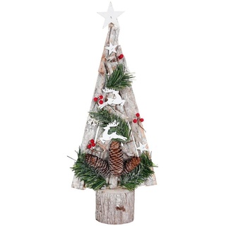 MCW Künstlicher Weihnachtsbaum MCW-M16, künstlicher Baum, Aufwendig geschmückt beige