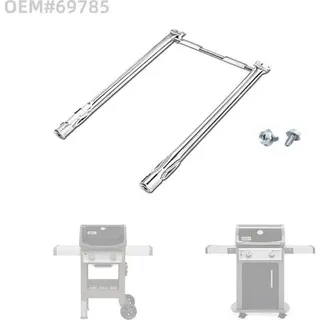 69785 18-zoll-grillbrenner Für Weber Spirit I Und Ii Gasgrills Der 200er Serie, Spirit E-210, E-220, Spirit S-210, S-220 Mit Vorderem Bedienrohr Aus Edelstahl 304.