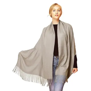 Moschen-Bayern Modeschal Pashmina Stola Damen Kaschmir Schultertuch Abendkleid festlich Schal, super weich und geschmeidig beige