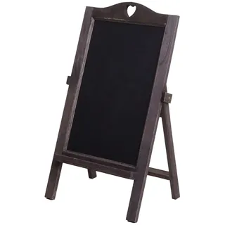 MCW Präsentationstafel E51 Werbetafel 66 x 37 x 27 cm Grau/Braun