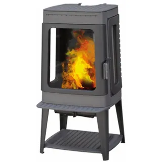 Plamen Kaminofen Design-Gusskaminofen Plamen Authentic 35N Herdplatte - ext. Zuluft, 11 kW