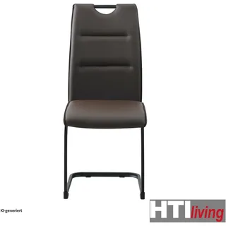 Hti-Living Schwingstuhl DannyP Kunstleder braun
