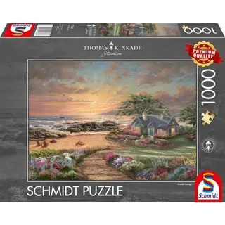 Schmidt Spiele - Thomas Kinkade - Seaside Cottage, 1000 Teile