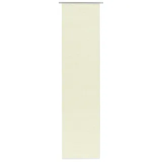 GARDINIA Flächenvorhang Natur-optik Klettband 60 x 245 cm sand