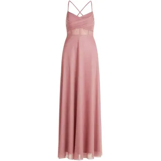 Vera Mont Abendkleid Glitzer-Look Rosé/Silber 36
