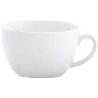 KAHLA 204708A90020C Pronto Cappuccinotasse 0,25 l | Weiße Kaffeetasse 250 ml aus Porzellan