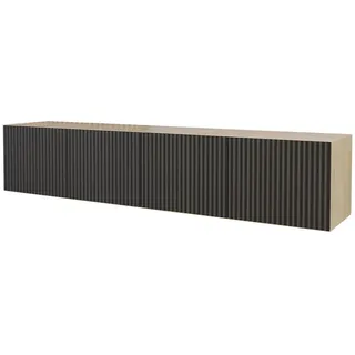 altdecor NOA-2 Lowboard 200 cm Schwarz Holz