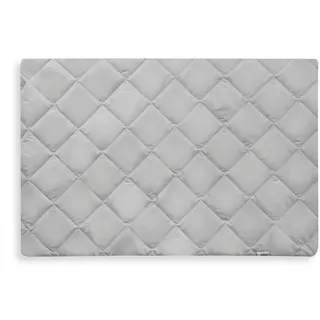 hauck Baby Spannbettlaken Bed Me 80x50 cm Spannbettuch für Babyreisebett, Beistellbett, Wiege, Weiche Steppung, Elastischer Bund, 40 Grad Maschinenwäsche (Grey)