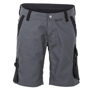 Planam Arbeitshose Norit Shorts, Damen, kurze Hose, grau-schwarz, Größe 36/38 (S)