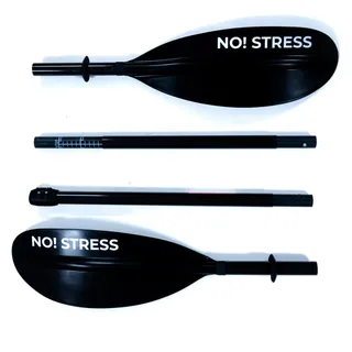 No Stress Fiberglas Hybrid Kajak Paddel 4-teilig
