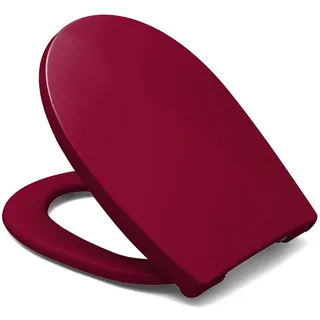 Hamberger Passat SoftClose Premium WC-Sitz mit Absenkautomatik und TakeOff Funktion, Badkeramik, 527905, rot