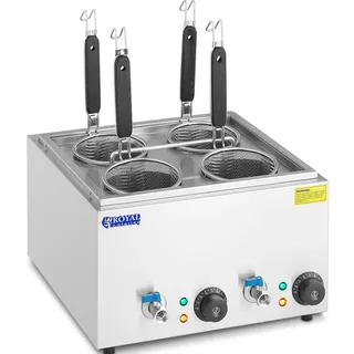 Royal Catering Nudelkocher mit 4 Körben Temperatur: 30 110 °C