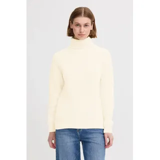 Oxmo Rollkragenpullover Beige XS